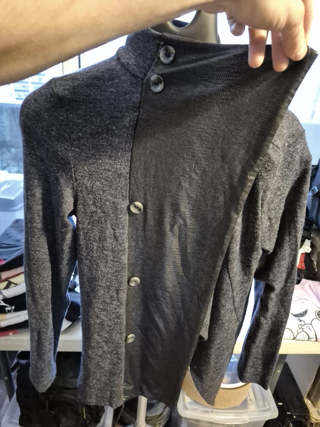 Thelees L Cardigan - Grey - photo 2