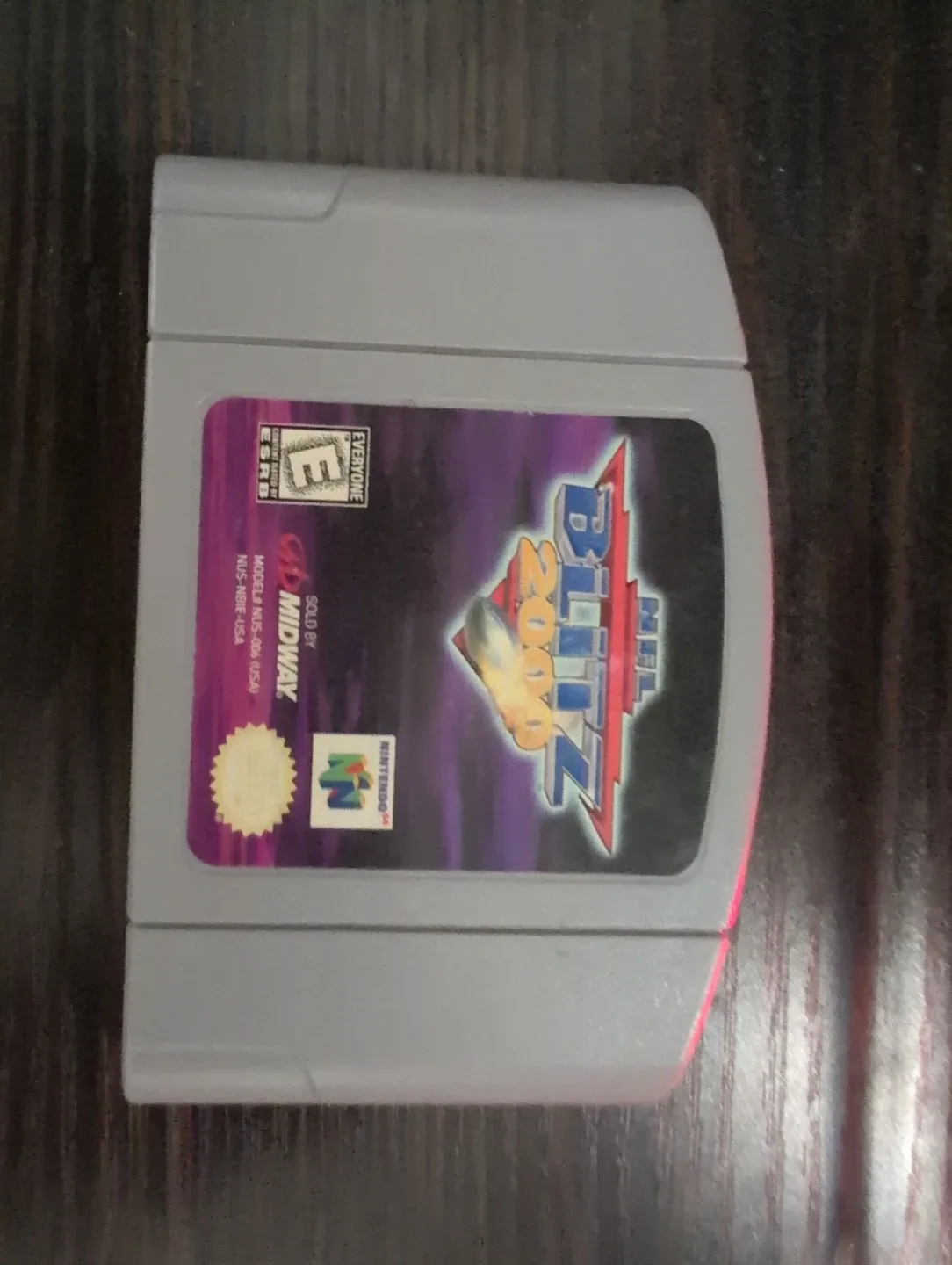 NFL Blitz 2000 N64 Game Cartridge