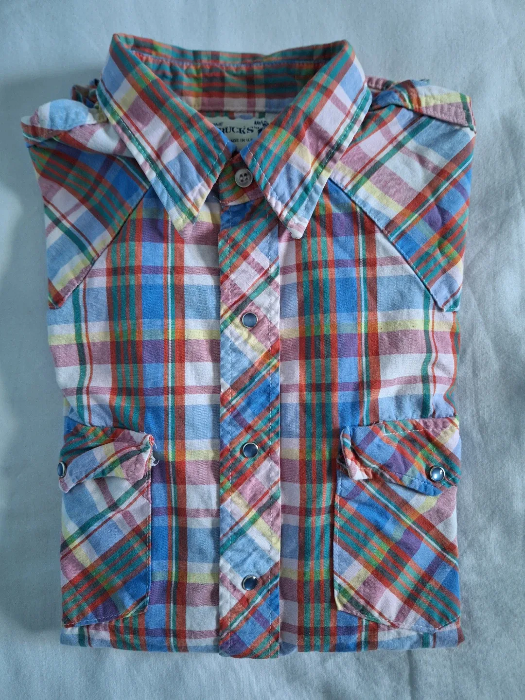 #Cleanout Roebucks Genuine Plaid Shirt - Size L