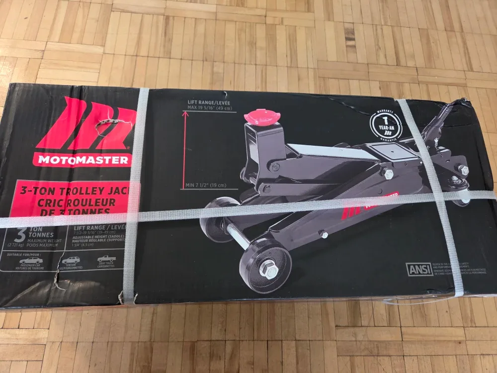 MotoMaster 3-Ton Trolley Jack - NEW in Box!