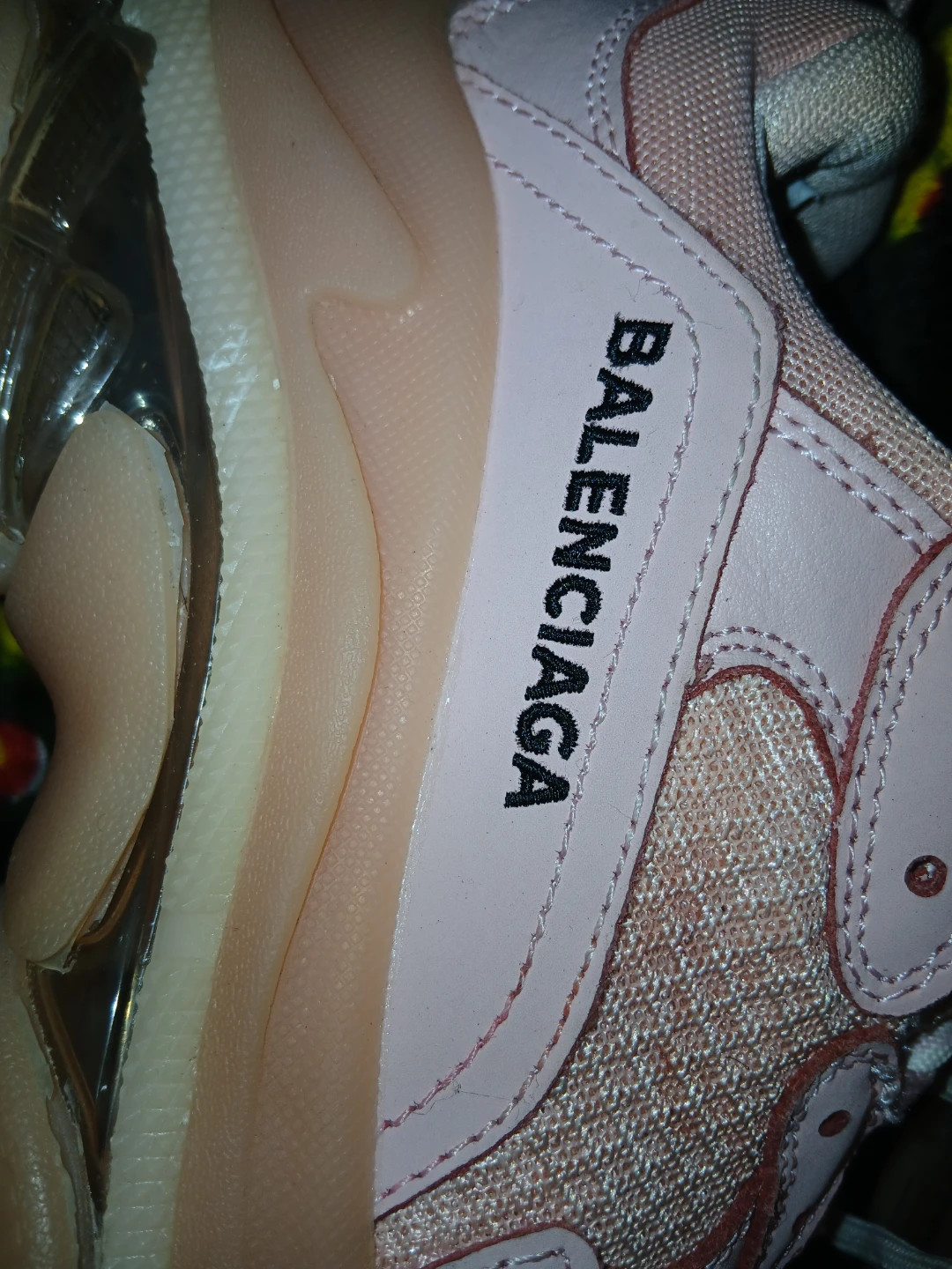 Balenciaga Triple S Pink Sneakers Size 39 - photo 2