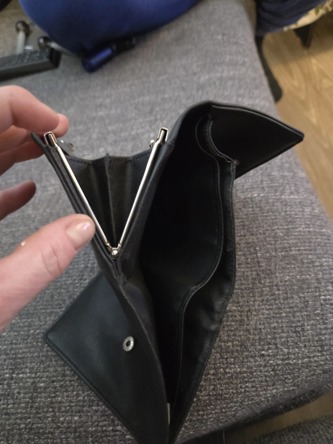 #cleanout   Braun Büffel Black Leather Wallet - photo 4