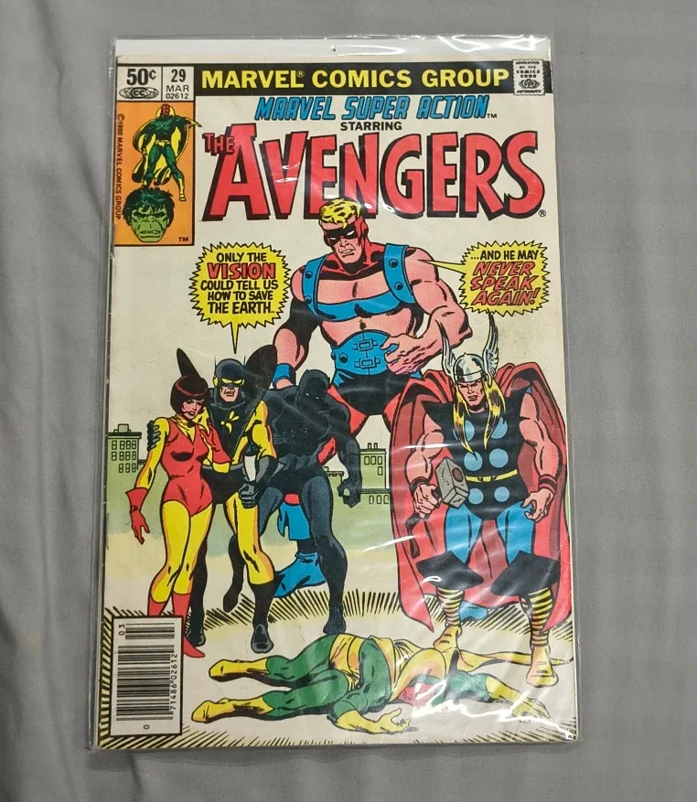 The Avengers - Marvel Super Action Comic Book