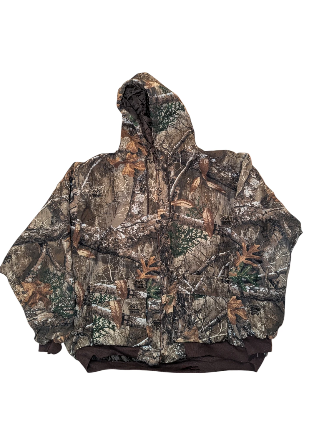 NEW REAL TREE CAMO QUILTED WINTER COAT 3XL with hood
