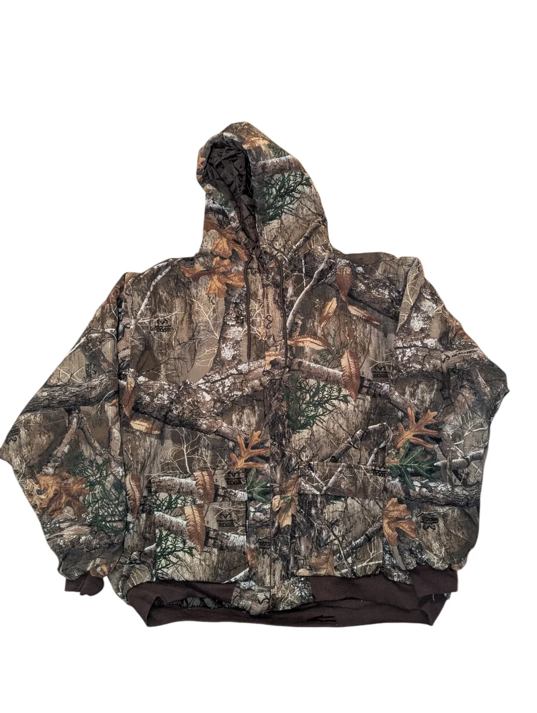 NEW REAL TREE CAMO QUILTED WINTER COAT 3XL with hood
