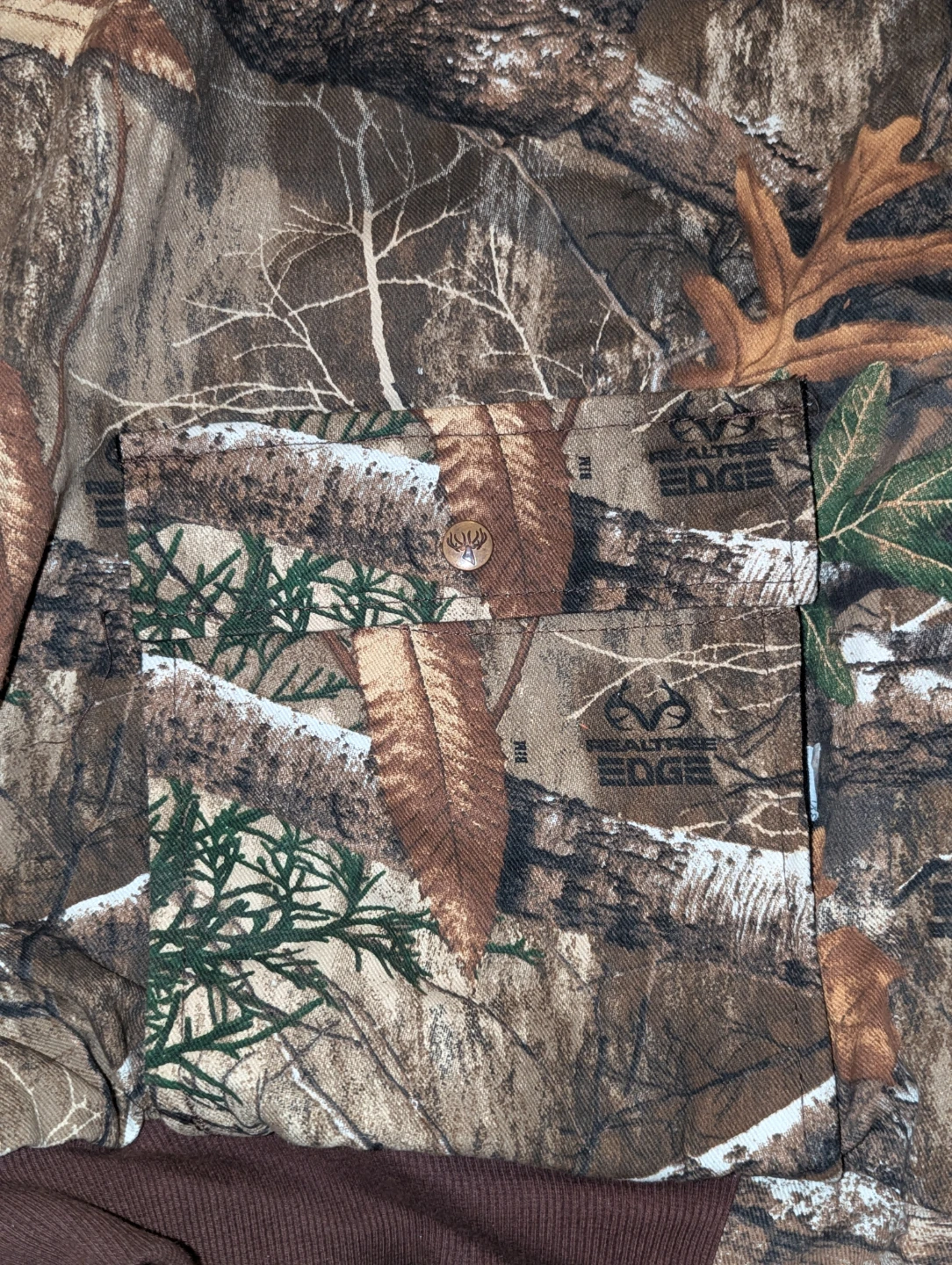 NEW REAL TREE CAMO QUILTED WINTER COAT 3XL with hood - photo 3