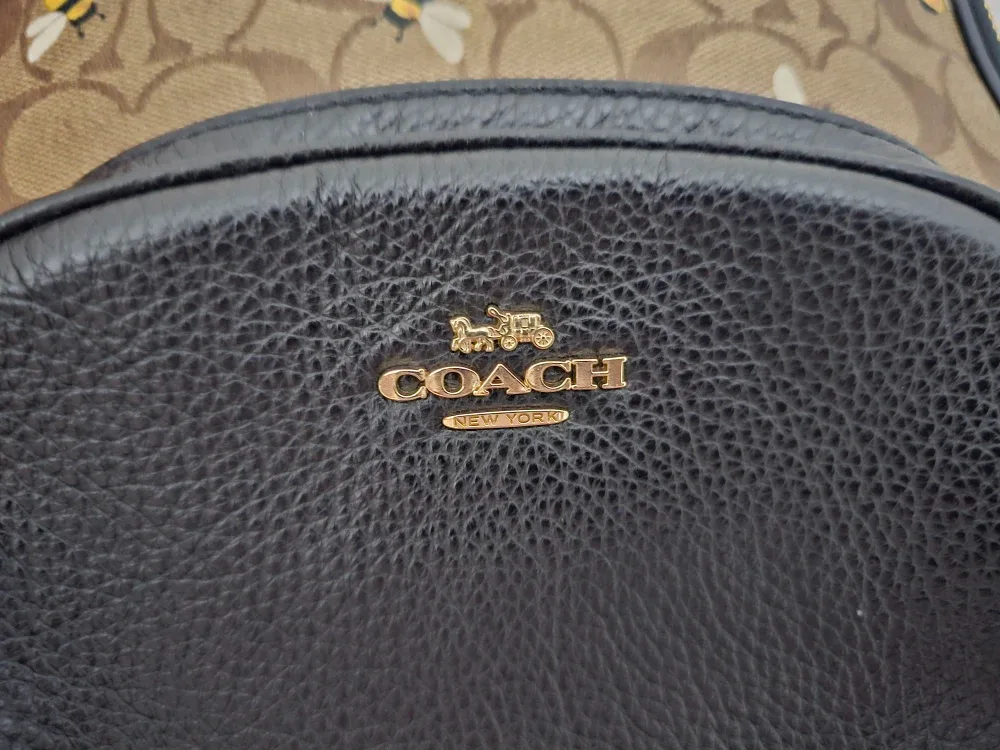 Authentic Coach Backpack with Bee Design image indicator(3)