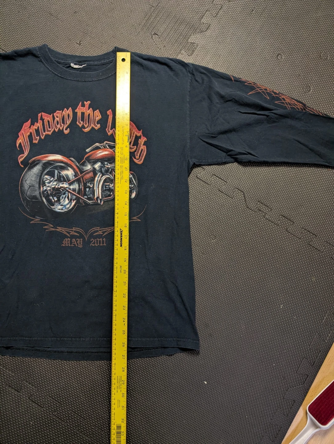 Friday The 13th Motorcycle Long Sleeve Shirt Size Large - photo 5