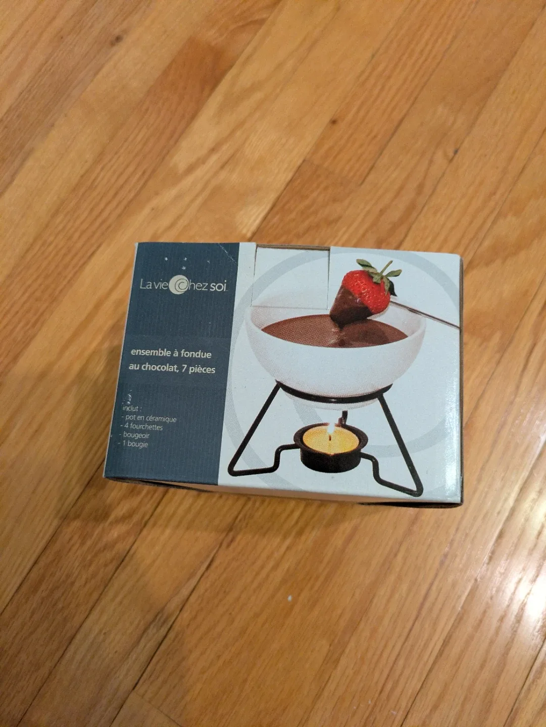 # Cleanout. Life@Home 7 Piece Chocolate Fondue Set - New