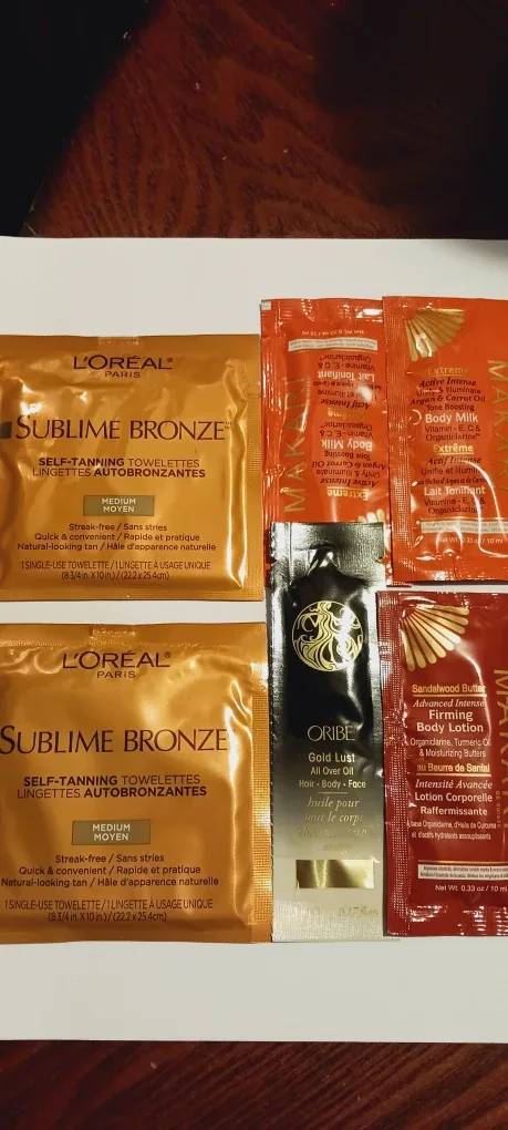 L'Oreal Sublime Bronze & Oribe Gold Lust Samples