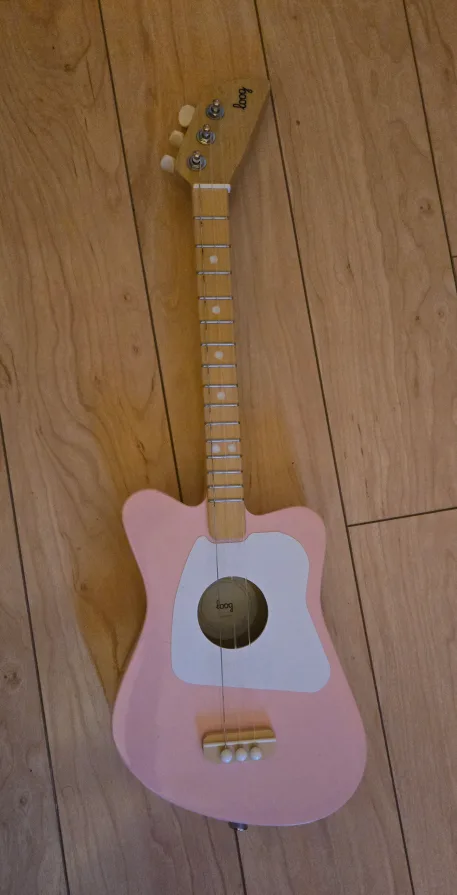 Loog Mini Pink Guitar