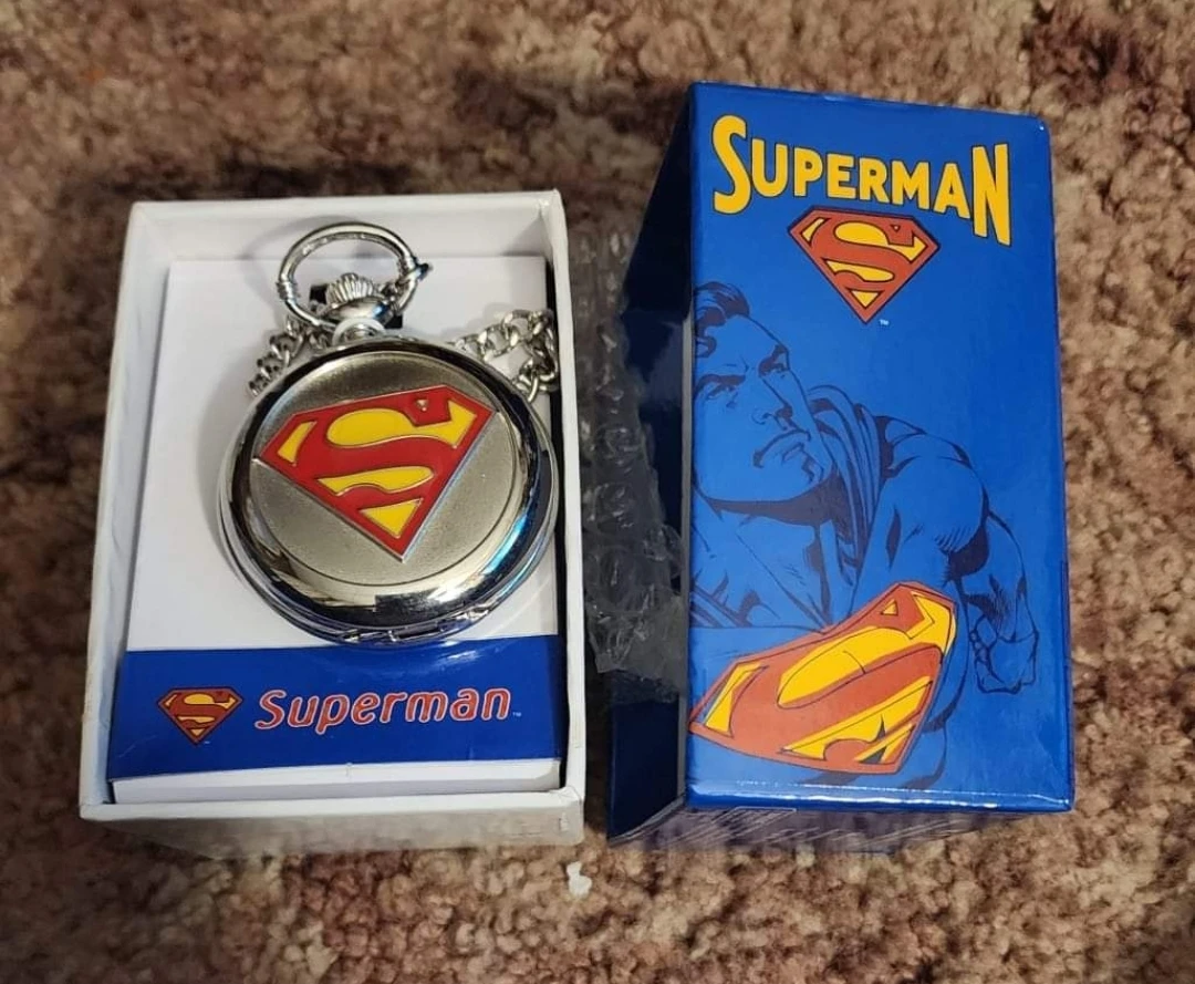 Superman Pocket Watch with Box