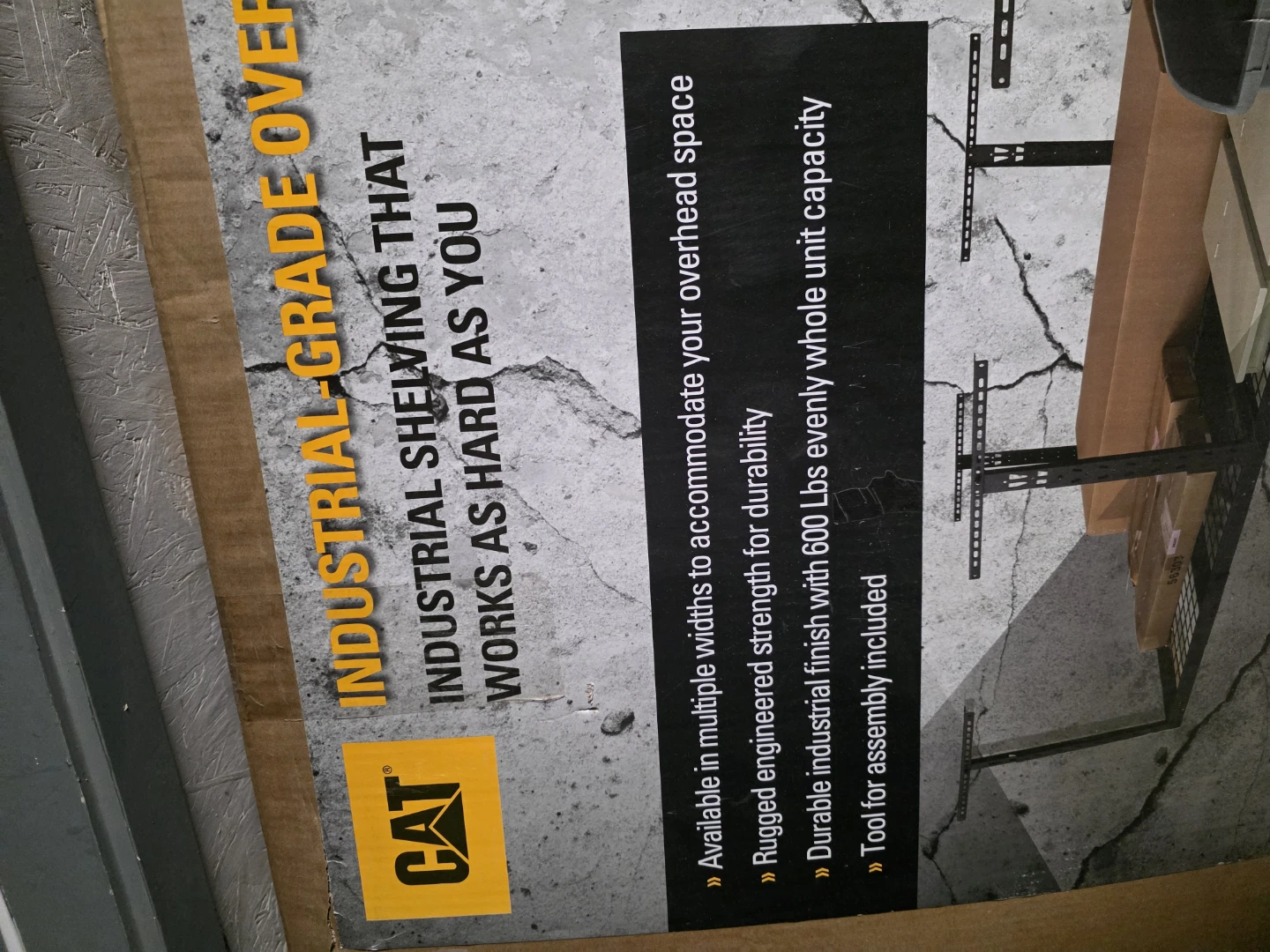 CAT Industrial Overhead Storage 4x8 FT Unit - New in Box! - photo 3