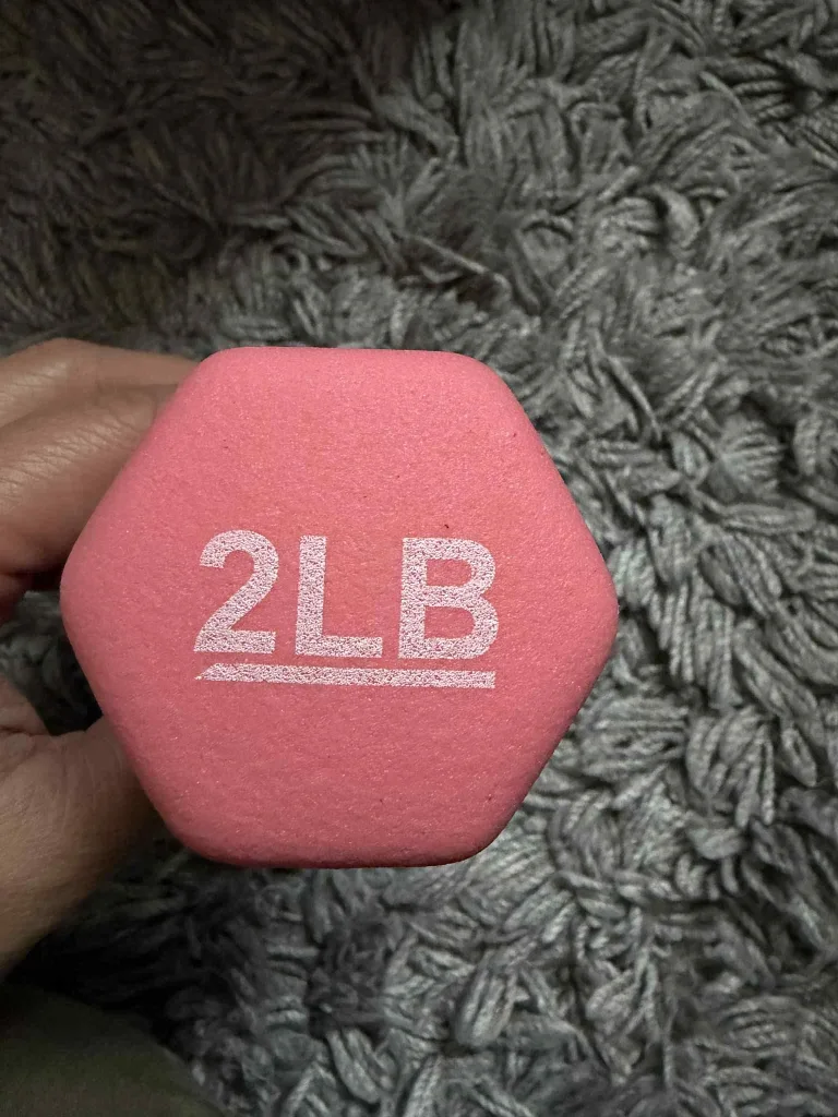 2LB Pink Dumbbell image indicator(3)