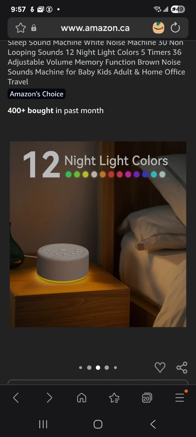 Sleep Sound Machine White Noise Machine brand new - photo 3
