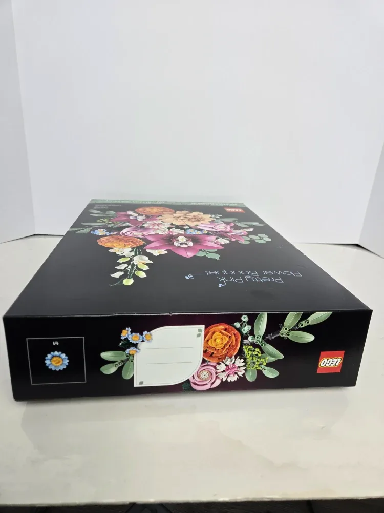 Brand new sealed lego botanicals pretty pink flower bouquet image indicator(6)