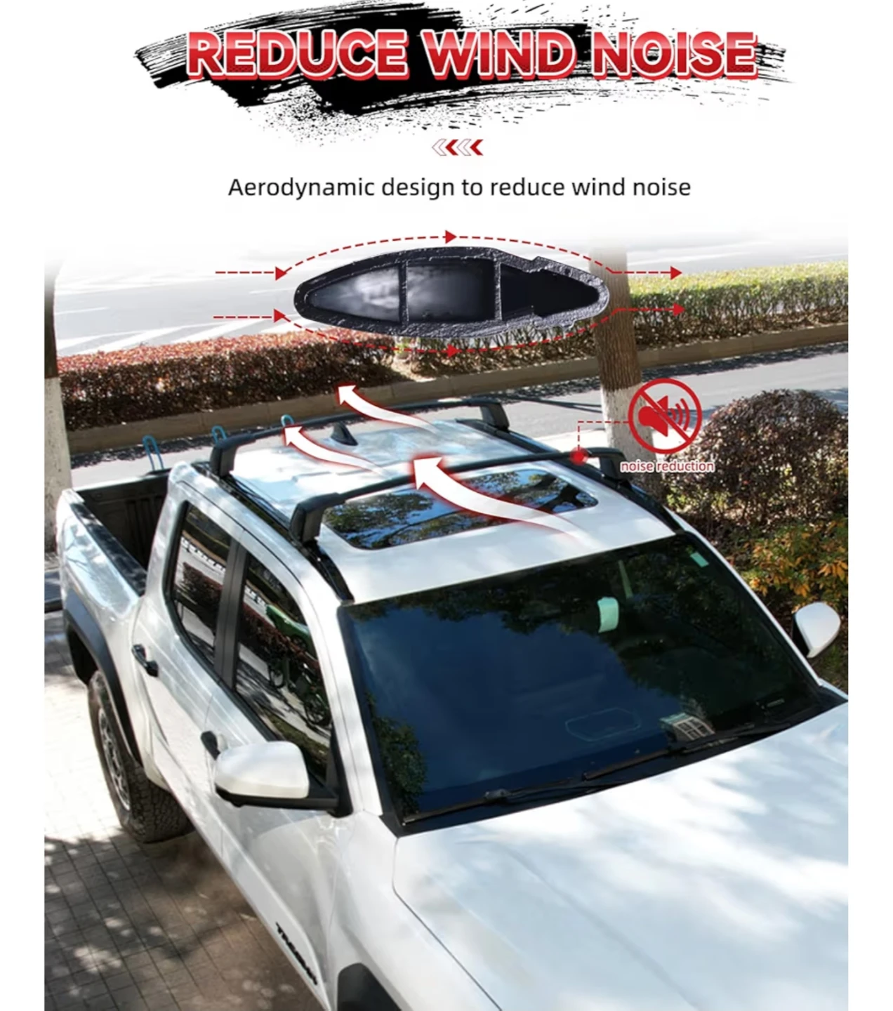 Roof Rack Cross Bars for 2024 ,25, 26 Toyota Tacoma Double cab - photo 4