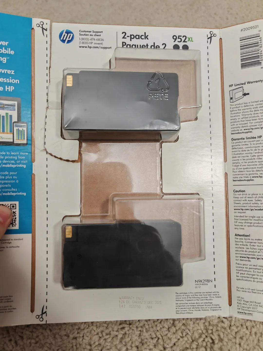 HP 952XL Ink Cartridge - New image indicator(2)