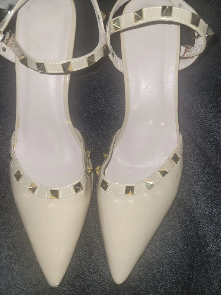 Studded Pointed Heels