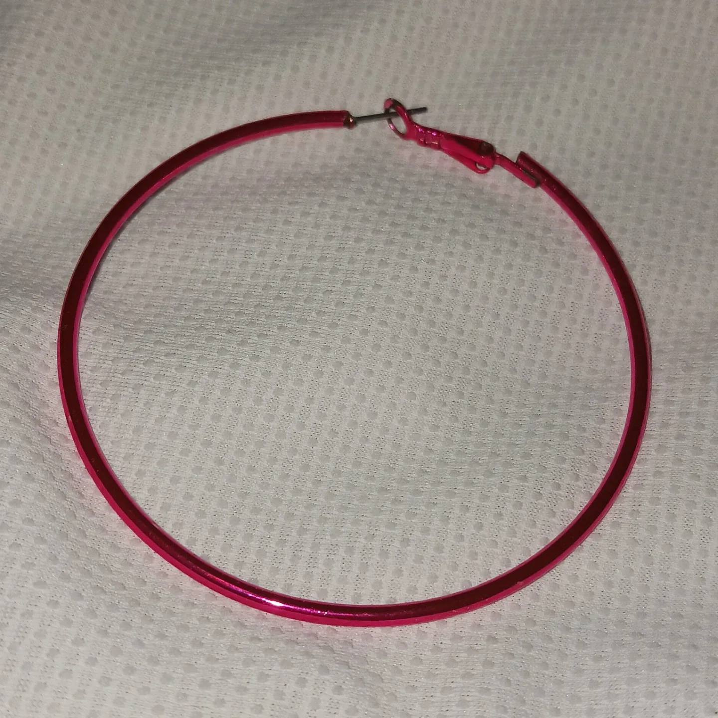 Pink Hoop Earrings image indicator(4)