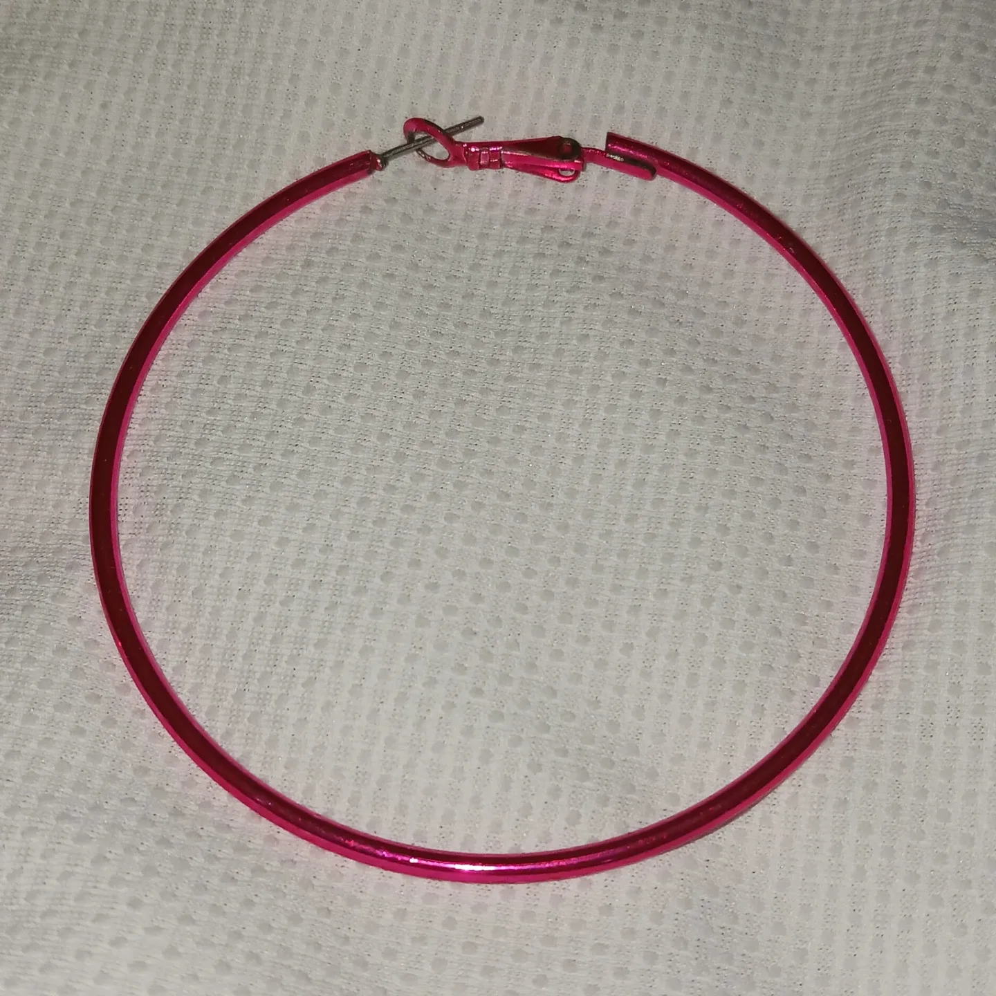 Pink Hoop Earrings image indicator(5)