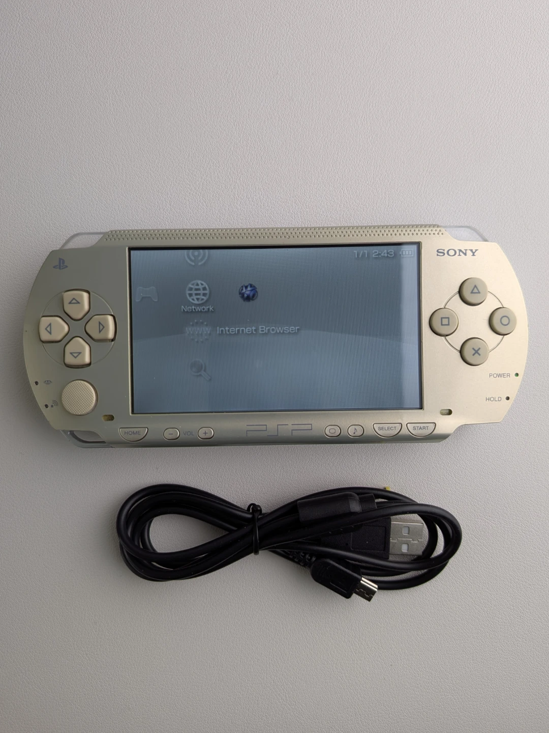 PSP1000 Gold IPS modded