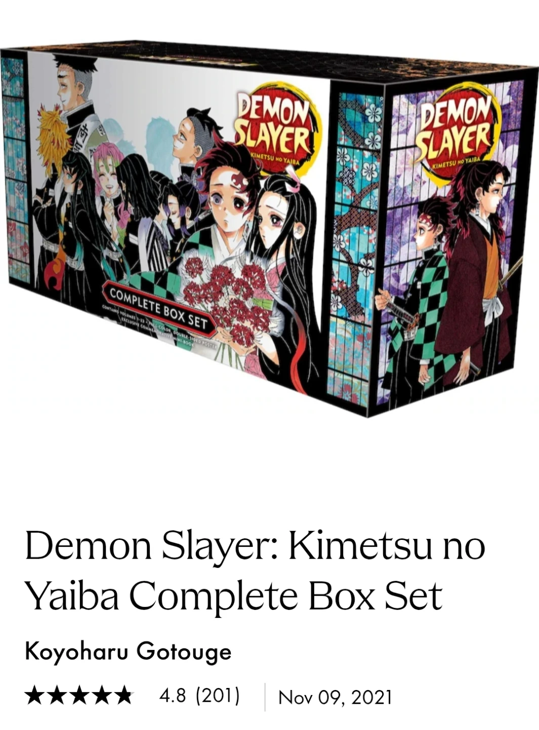 Demon Slayer: Kimetsu no Yaiba Complete Box Set
