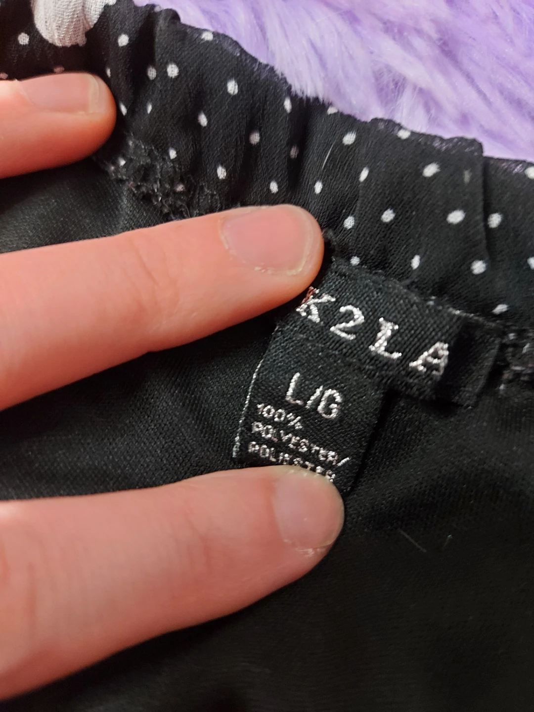 K2LA Polka Dot Ruffle Skirt - Size L/G - photo 2