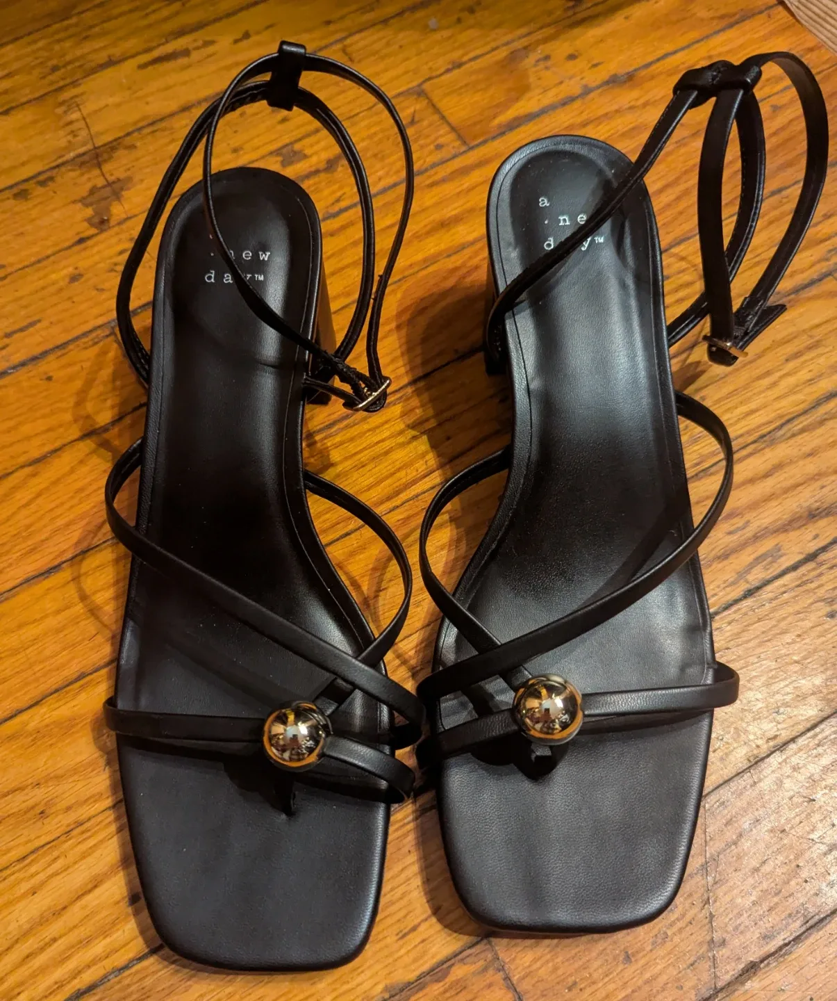 A New Day Black Heels - Size 8.5