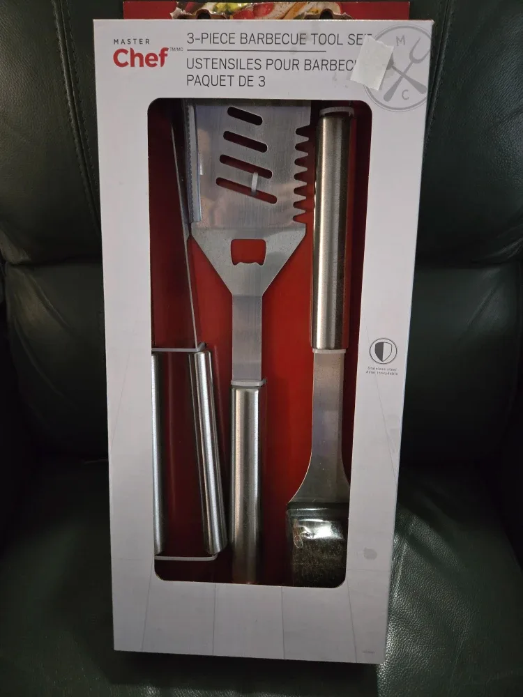 Master Chef 3-Piece BBQ Tool Set - New image indicator(2)