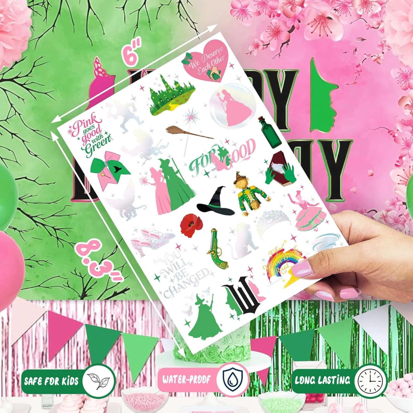 NEW 84pcs Witch Temporary Tattoos - photo 5