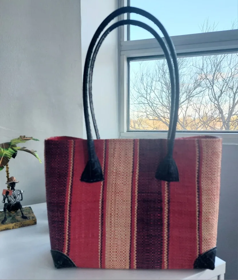 Woven Striped Purse #Cleanout