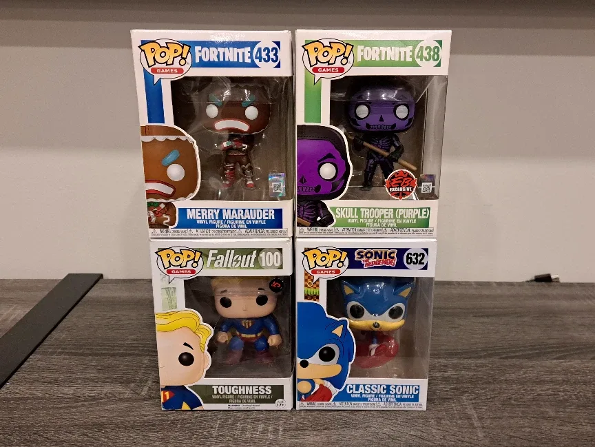 FORTNITE 🎮 Fallout 📺 Sonic 🕹Funko Pop #CleanOut
