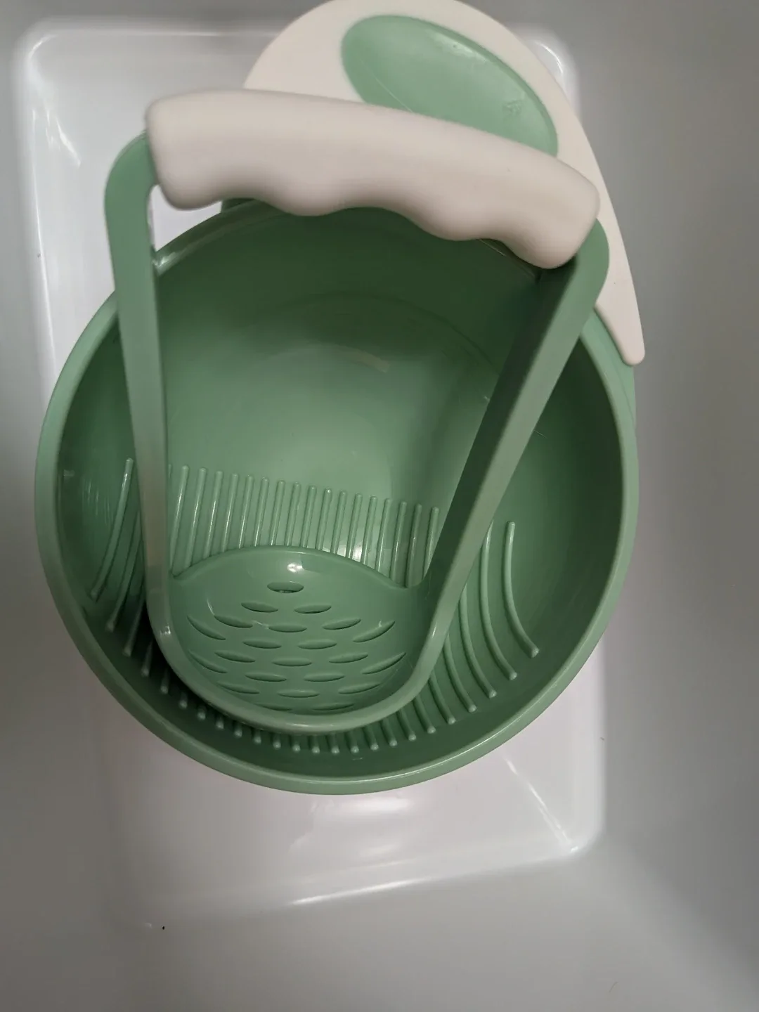 Green Food Masher #Cleanout