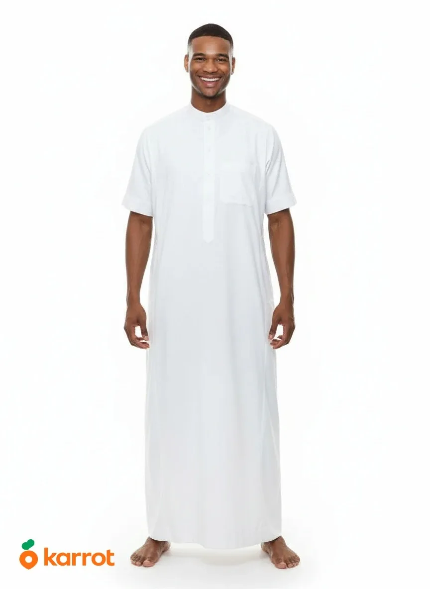 White Thobe/Dishdasha - Traditional Arab Clothing