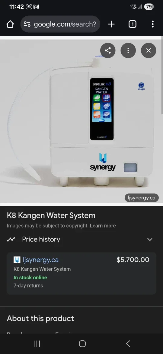 Enagic LeveLuk K8 Water Ionizer + 2x replacement filters image indicator(6)