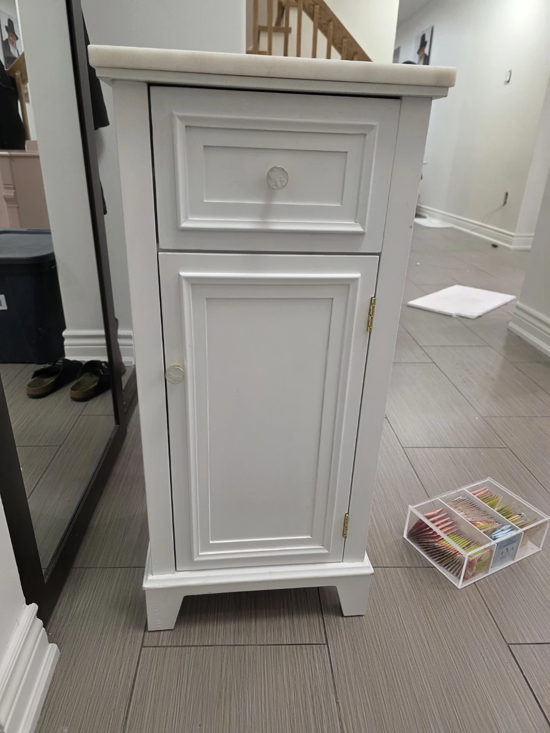 White side board  with Marble Top - photo 3