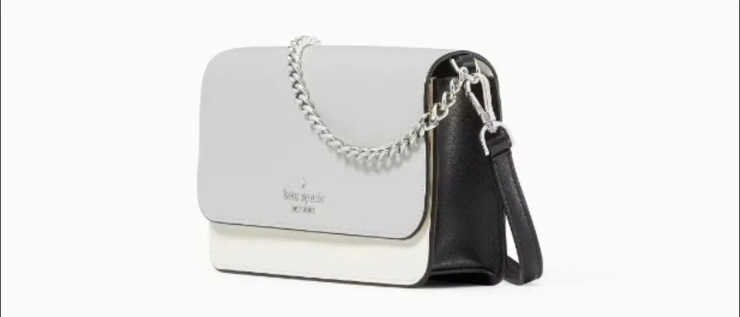 Kate Spade Convertible Crossbody - Grey/White/Black image indicator(2)