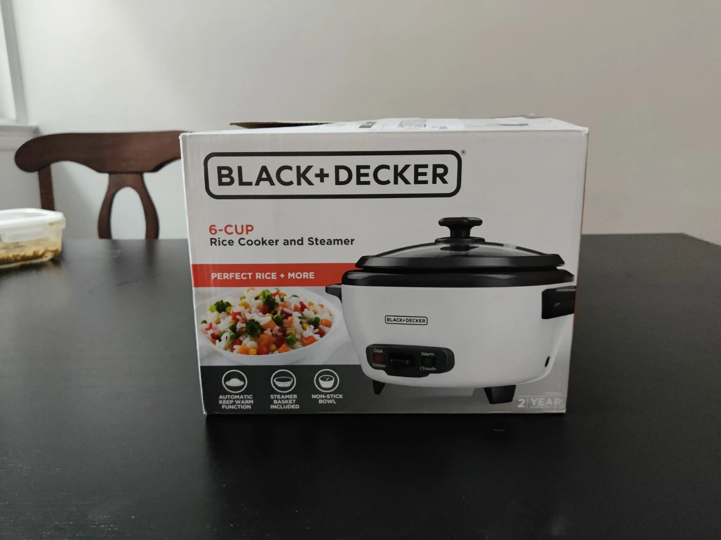 Black+Decker 6-Cup Rice Cooker