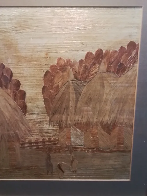 Framed Corn Husk Art 13.75x15.75" image indicator(4)