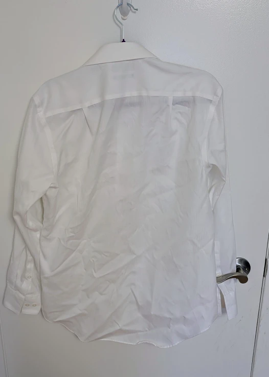 Calvin Klein White Slim Fit Non-Iron Shirt - photo 3
