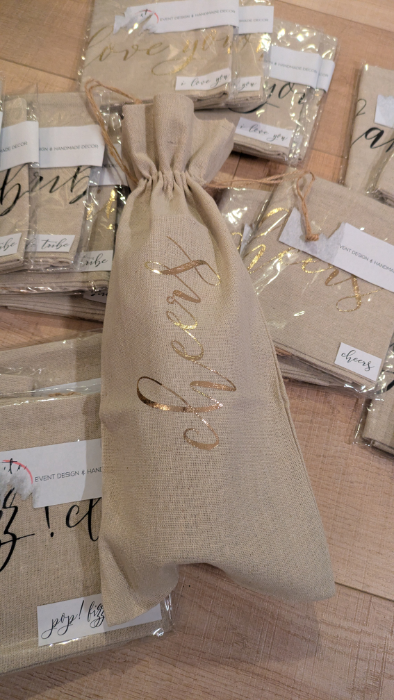 23 fabric wine bags