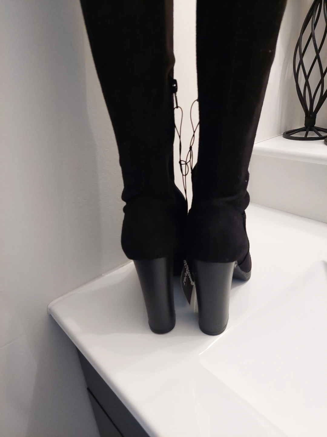 NEW Refuge Black Thigh High Boots - Size 7 #Cleanout - photo 4