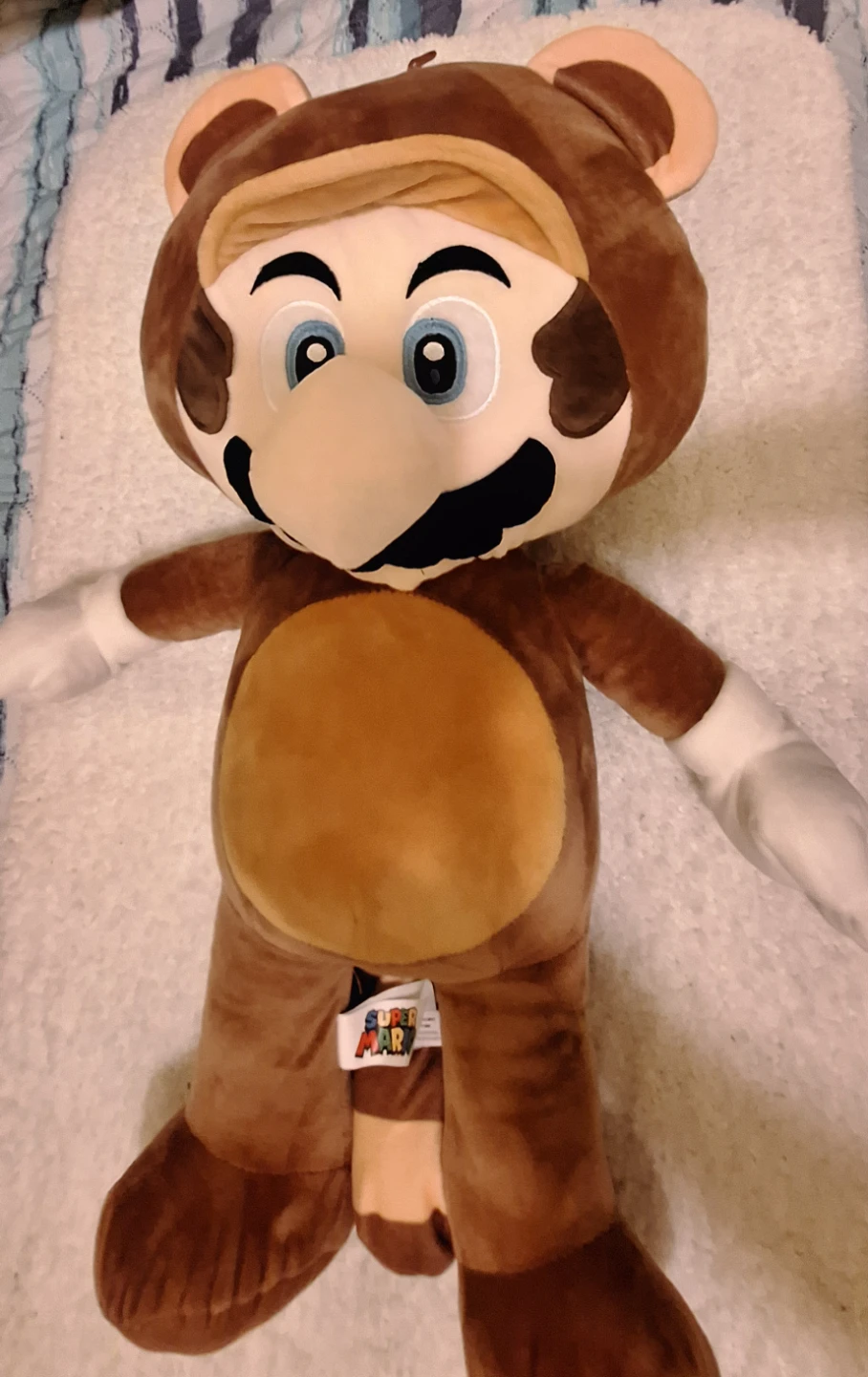 Build-A-Bear Mario Raccoon Plush 24 inch