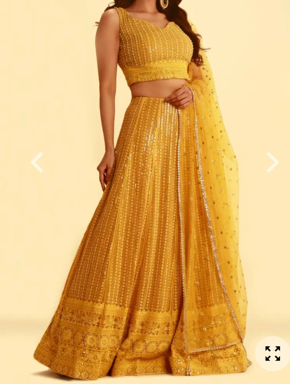 Yellow Lehenga Set