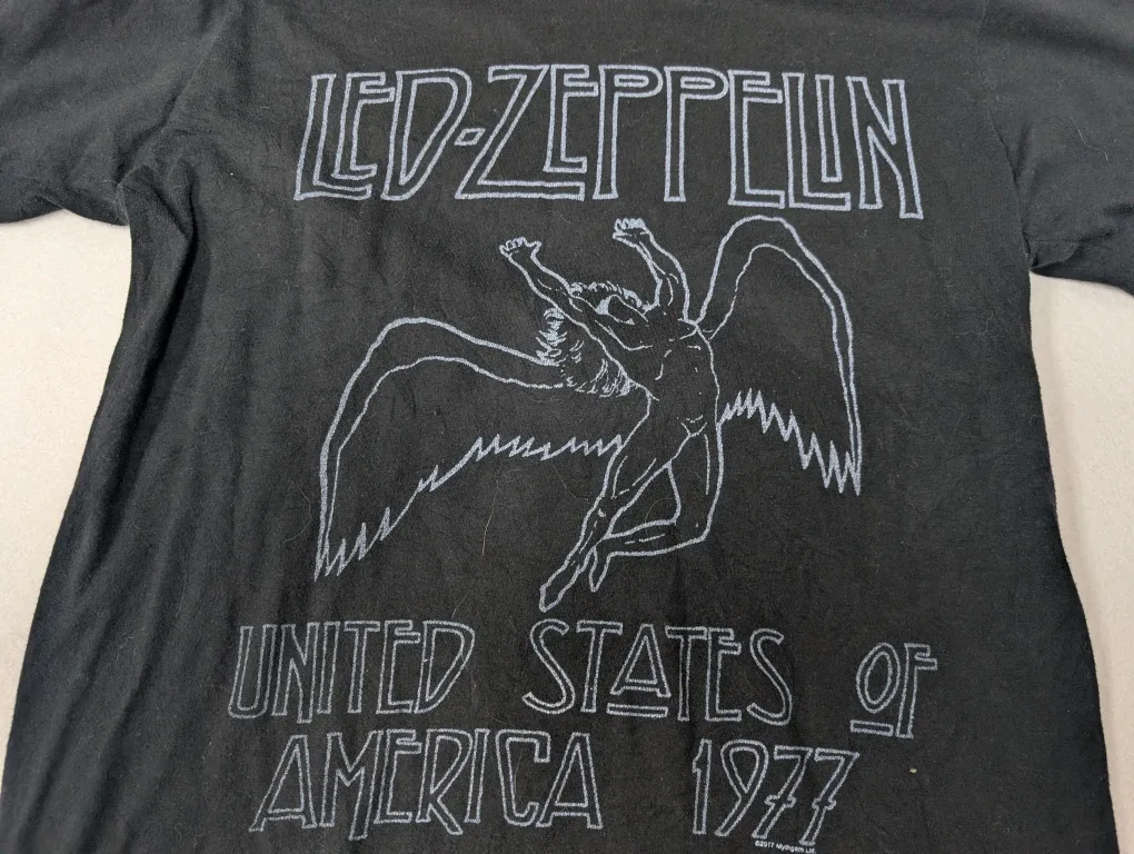 Led Zeppelin Black T-Shirt Size S image indicator(3)