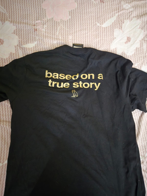 October's Very Own (OVO) Black/Gold SS T-Shirt - Size L