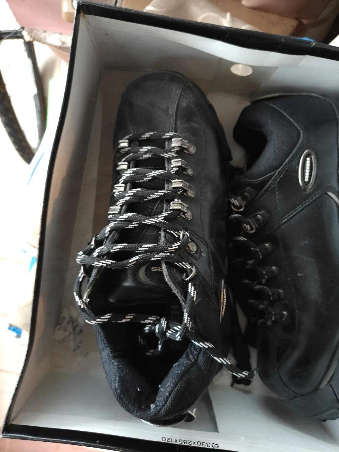 Skechers Metro II Black Boots - Men's Size 9 image indicator(2)