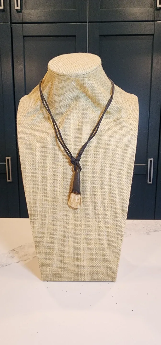 Handmade Animal Tooth Pendant Necklace
