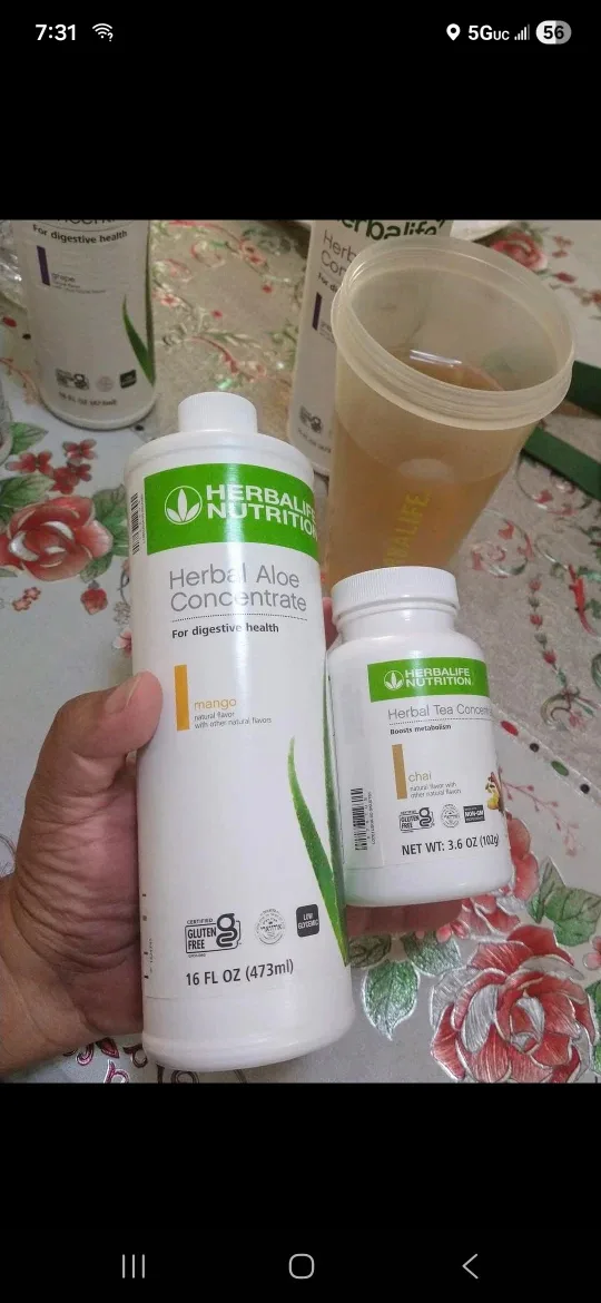 Herbalife Aloe Concentrate & Herbal Tea